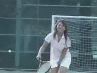 Horny Asians Crave Coach's Tennis Lessons Turn Into Passionate Playtime