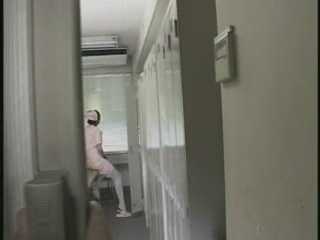 Oriental Doggy Style with Nippon Nurse's Fuck Toy